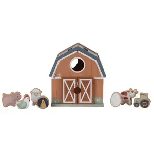 Boîte à formes en bois Little Farm pas cher