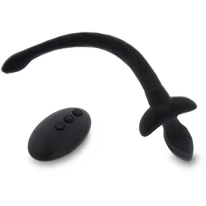 TABOOM Plug Vibrant Queue de Chien Wiggle Tail 9 x 4cm Noir   pas cher