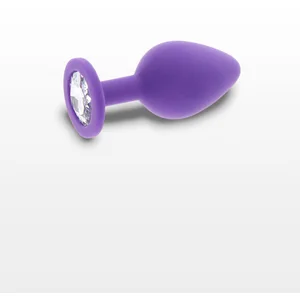 Plug Bijou Diamond Booty M 7 x 3.5cm Violet pas cher