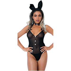 Body Lapin Tuxedo Bunny noir L/XL pas cher