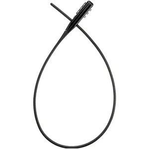 Kabelslot Axa Zipper Code 53cm x 10mm Zwart pas cher