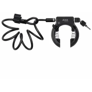 Axa Cadenas De Cadre De Vélo Solid Plus Az + Newton 150 Plug-in pas cher