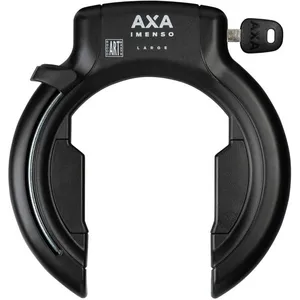 AXA Ringslot met extra brede opening - Kinderbeveiliging - Zwart - Veiligheidsniveau 12 - Geschikt voor dikke banden pas cher