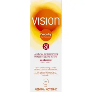 Vision Every Day Sun Protection - Zonnebrand - SPF 20 - 180 ml pas cher