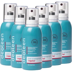 Deoleen Anti-transpirant - Pompspray Regular - Deodorant - 75 ml 6 pac... pas cher