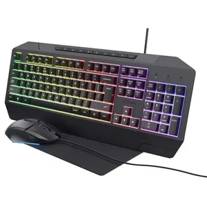 Pack Gaming 3-en-1 Trust Duox Clavier Azerty Français, Souris et Tapis... pas cher