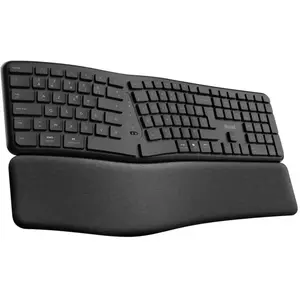 Trust Keyra Ergonomische Multigeräte-Funktastatur (Français, Sans fil)... pas cher