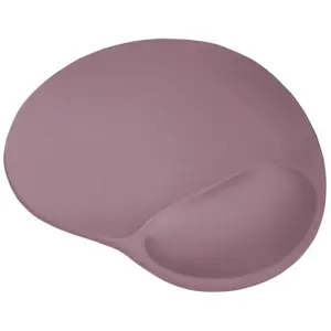 Trust BigFoot Muismat   Ergonomische Muismat - Met Gel Polssteun - Antislip - Roze pas cher