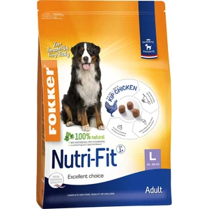 Fokker nourriture pour chien adulte large Nutri-Fit - 13 kg pas cher
