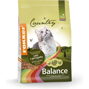 Fokker Country Balance - Wild en Gevogelte - Kattenvoer - 10 kg pas cher