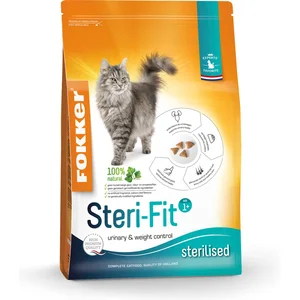 10kg Steri-Fit Fokker Cat Croquettes pour chat pas cher