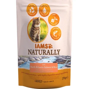 Comparateur de prix : 2,7kg Naturally Cat Adult IAMS saumon pour chat