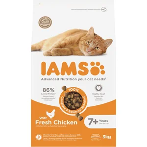 Comparateur de prix : IAMS Advanced Nutrition Senior poulet pour chat - 3 kg