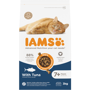 IAMS Advanced Nutrition Senior 7+ thon pour chat 3 kg pas cher
