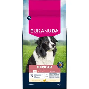 2x15kg Eukanuba Premium Nutrition Senior Medium Breed poulet sec pas cher