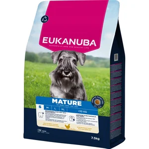 7,5kg Eukanuba Mature Small Breed aliment sec pour chiens au poulet pas cher