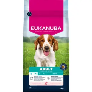 12kg Eukanuba Premium Nutrition Adult Small & Medium Breed saumon sec pas cher
