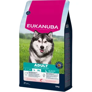 2x12kg Eukanuba Premium Nutrition Adult Large & Giant Breed saumon sec pas cher