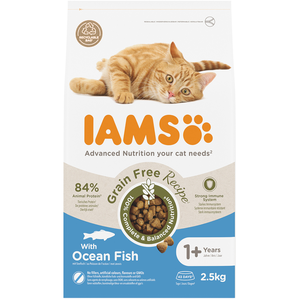 IAMS Advanced Nutrition Grain Free poisson de l'océan pour chat - 2,5 kg pas cher