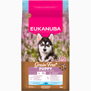 Eukanuba Grain Free Puppy Large Breed Zeevis - Hondenvoer - 3 kg pas cher