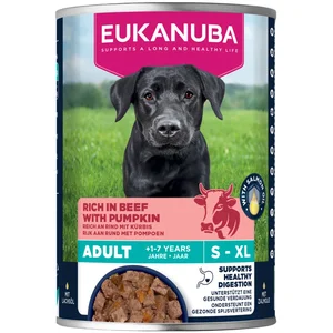 Eukanuba Adult Riche en Boeuf et Citrouille - pack économique : 48 x 400 g pas cher
