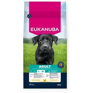 Eukanuba Nourriture Pour Chiens Adultes L Xl Riche En Poulet 15 Kg pas cher