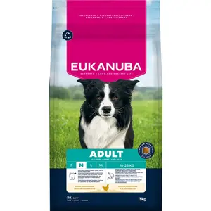 3kg Eukanuba Premium Nutrition Adult Medium Breed poulet sec pas cher