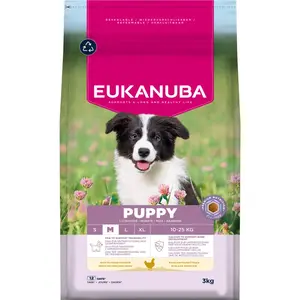 3kg Eukanuba Premium Nutrition Puppy Medium Breed poulet sec pas cher