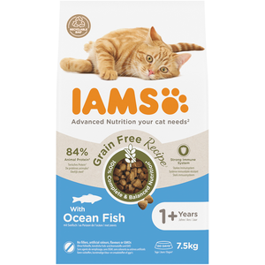 IAMS Advanced Nutrition Grain Free poisson de l'océan pour chat - 7,5 ... pas cher