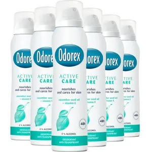 Odorex Active Care Anti-Transpirant Deodorant Spray - 6x 150ml - Voord... pas cher