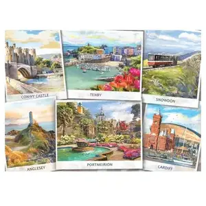 Goula Falcon puzzel Welcome to Wales - Legpuzzel - 1000 stukjes