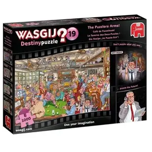 Diset Jumbo puzzle Wasgij Destiny 19 Café de Puzzelhoek 1000 pièces