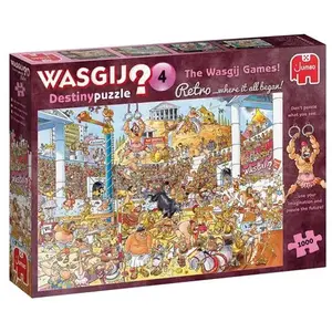 Jumbo Puzzle 1000 pièces Diset Wasgij Retro Destiny 4 pas cher