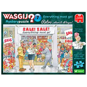 Jumbo WASGIJ RETRO MYSTERY 7 1000PCS pas cher