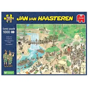 Jumbo Jan Van Haasteren Puzzle Jungle Tour (1000 Pièces) (jum01848) pas cher