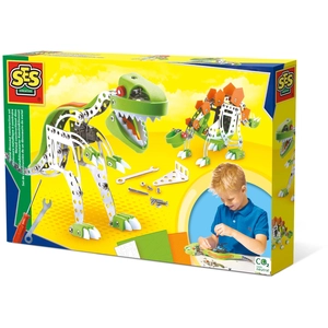 SES Creative METAAL CONSTRUCTIESET DINO pas cher
