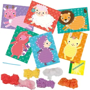 Ses 14043 Animaux moelleux Broderie, Kit de travail manuel, Multicolor... pas cher