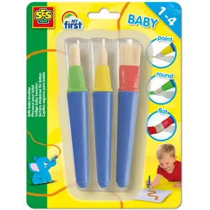 Ses, Pinceau, My first - Sichere Babybürsten (3 Stück) pas cher