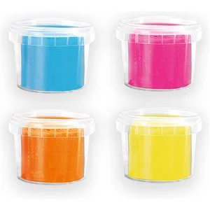 Set de 4 pots de Pâte à modeler - SES CREATIVE - Feel good Happy - 4 couleurs joyeuses - A partir de 12 mois pas cher