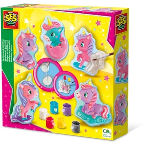 Comparateur de prix : SES Creative 01341 Coulée et Peinture - Bébé Licorne, Jaune
