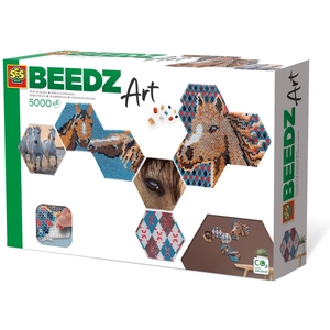 Comparateur de prix : SES Creative- Beedz Art-Hex Tiles Chevaux, 06023, Divers