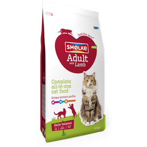 Smolke Smølke Adult with Lamb nourriture pour chat  - 10 kg pas cher