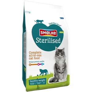 4kg de nourriture pour chat Smølke stérilisée pour le contrôle du poids pas cher