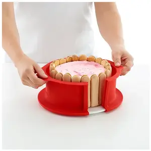 Lékué Charlotte, Moule à gâteau, Rouge pas cher