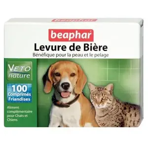 Comparateur de prix : Beaphar Levure de Bière Chien et Chat 100 comprimés