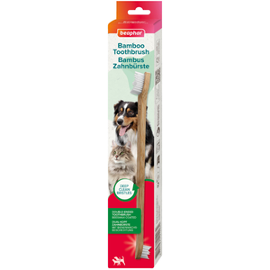 beaphar Brosse à dents en bambou pour chiens et chats pas cher