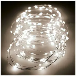 EDM Guirlande micro led scintillante 14m 180 led lumière chaude pas cher