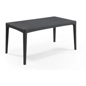 Keter Allibert Girona tuintafel 160x90xH74 cm - graphite pas cher