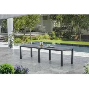 Comparateur de prix : Keter Table De Jardin Coloris Graphite - Finition Bois - Allibert By Keter Modulable - 8 - 10 Personnes - Julie