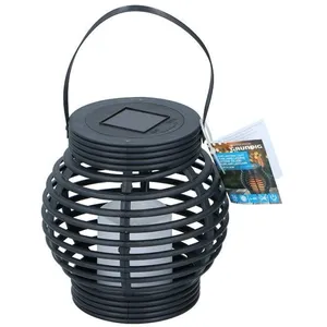 Lanterne LED Grundig Soloar 15x16 cm Noir pas cher